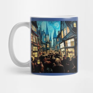 Starry Night in Diagon Alley Mug